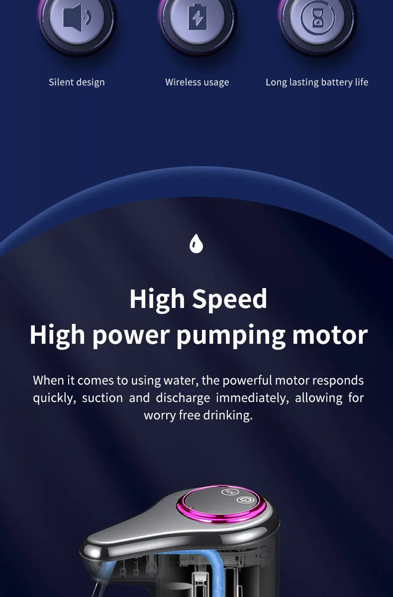 Smart Electric Water Pump Automatic USB Rechargeable