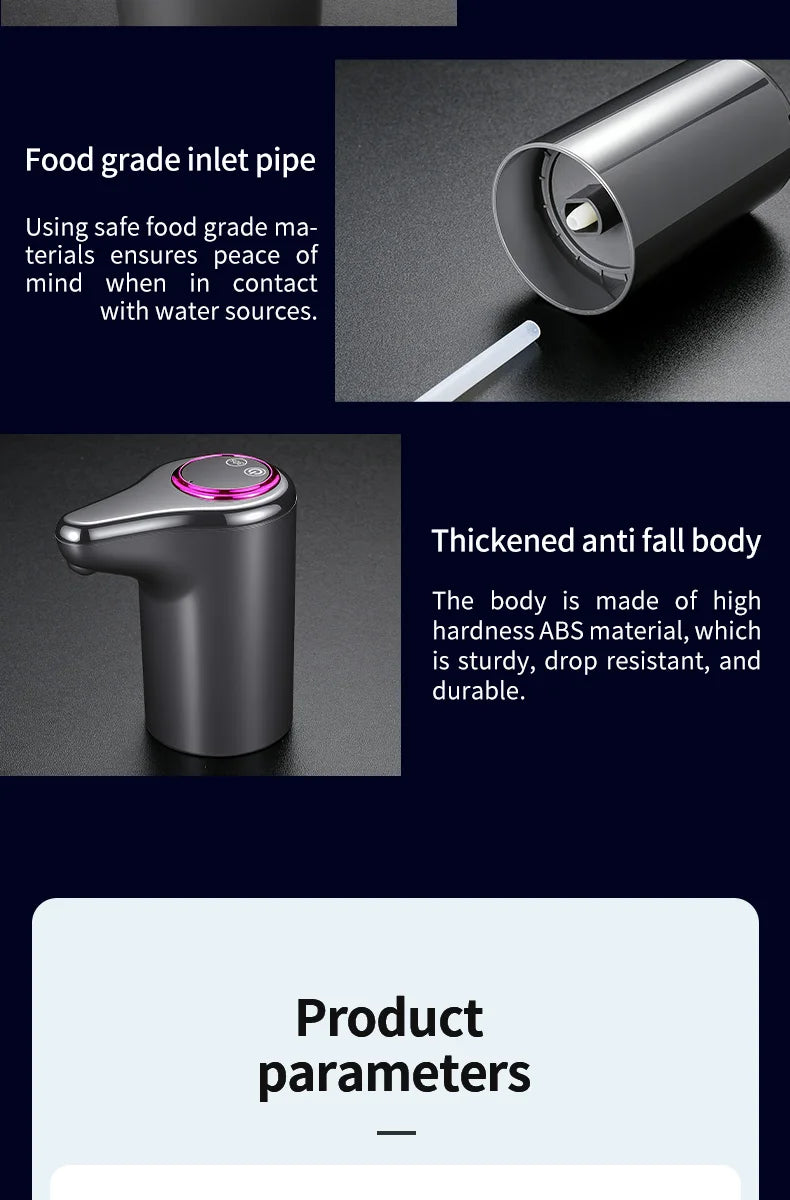 Smart Electric Water Pump Automatic USB Rechargeable