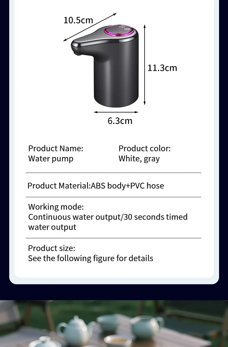 Smart Electric Water Pump Automatic USB Rechargeable