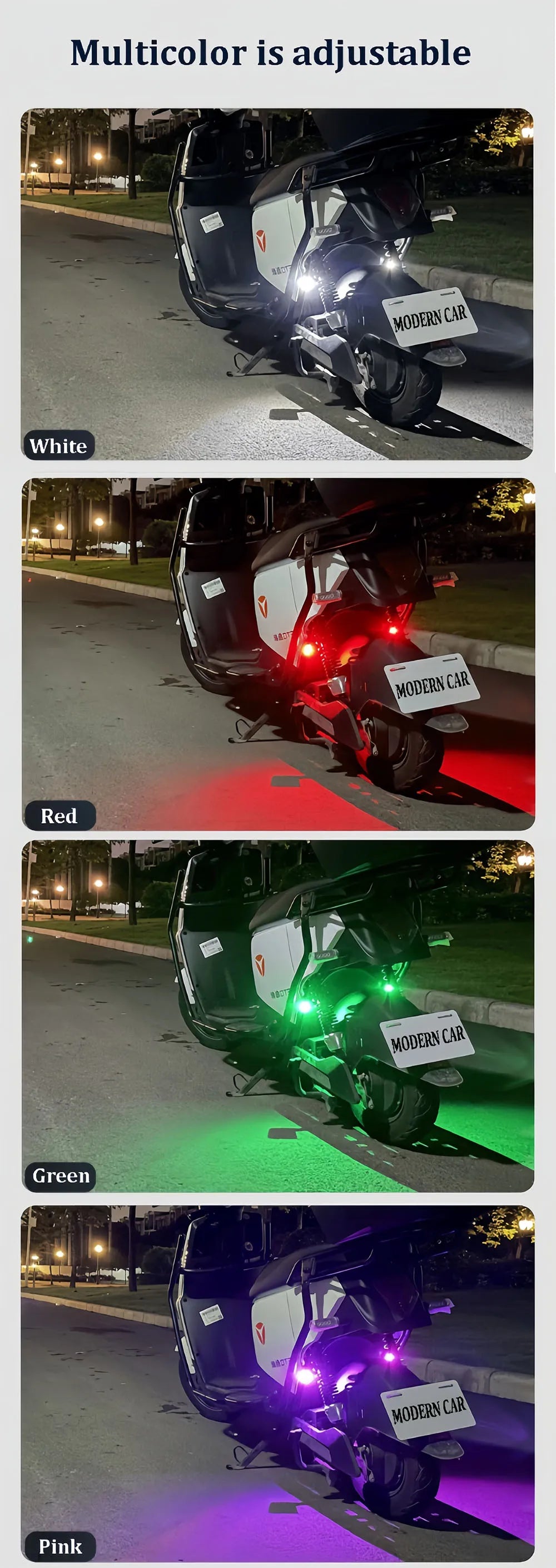 Car LED RGB Strobe LightCar