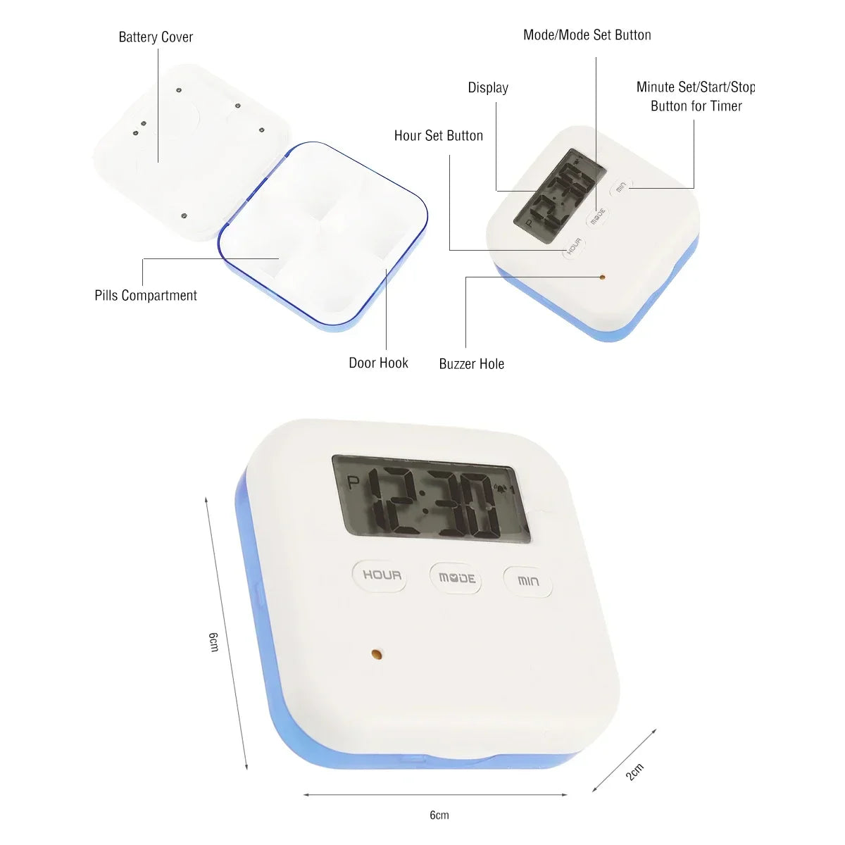Electronic Smart Pill Case