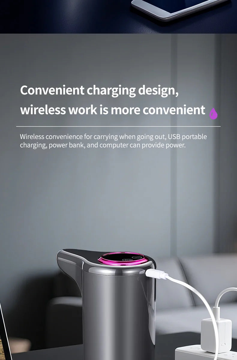 Smart Electric Water Pump Automatic USB Rechargeable